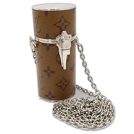 Estojo para batom Monogram Reverse Louis Vuitton Marrom