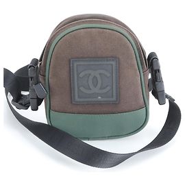 Chanel Sport Coco Mark Shoulder Bag Brown
