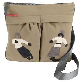 Autre Marque Pradasports 4VA311 Messenger/Shoulder Bag Brown