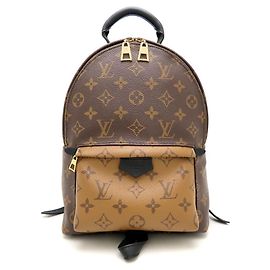 Louis Vuitton Monogram Reverse Palm Springs PM Backpack Brown Black