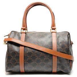 Céline Borsa Boston Celine Macadam Marrone Marrone