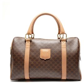 Céline Bolsa Boston Macadam Celine em marrom Marrom