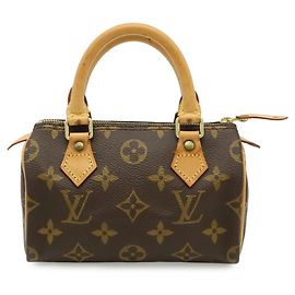 Bolsa Mini Speedy Monograma Louis Vuitton Marrom Monograma