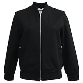 Giacca bomber con zip Hermès in cotone nero Nero