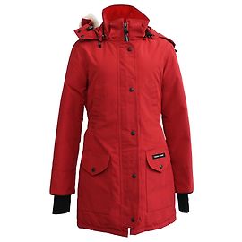 Canada Goose Trillium Parka Jacke in Burgunder Polyester Rot Bordeaux