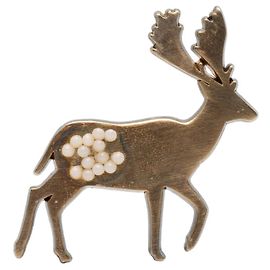 Broche Reno Coco Mark de Chanel Dorado