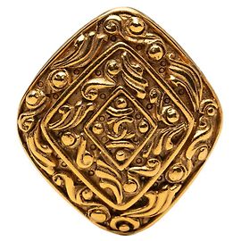Broche Vintage CHANEL Plaqué Or Doré