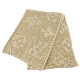 Sciarpa Monogram Donna Louis Vuitton Beige