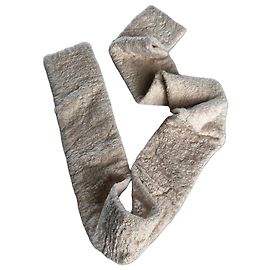 Bufanda de lana Issey Miyake Beige