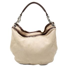 Sac à épaule unique Loewe en cuir beige marron Marron