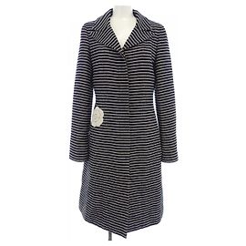 Casaco Chanel P16918V09428 01C de algodão preto e branco Preto Branco