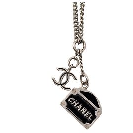 Collier Coco Mark Le Cambon 31 Rue Cambon de Chanel Noir Argenté