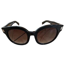 Óculos de sol Dsquared2 Pretos com Lentes Marrons Degradê Preto