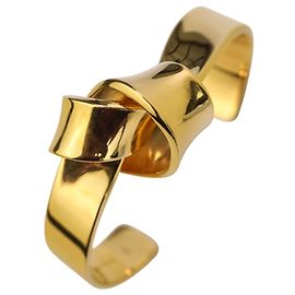 Céline Bracciale piatto Phoebe Knot di CELINE D'oro