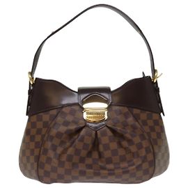 Louis Vuitton Sistina Handtasche Damier MM Braun