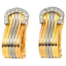 Boucles d'oreilles clips en diamant 2C Trinity de Cartier Autre