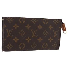 LOUIS VUITTON Monogram Bucket GM Accessory Pouch LV Auth 172503 Monogram