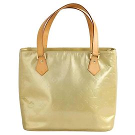 Louis Vuitton Sac à main Reade en cuir doré Doré