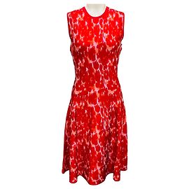 Ärmelloses Strickkleid Penelope in Rot-Multi von Lela Rose Rot