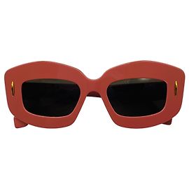 Gafas de sol de acetato con logo Loewe rosa / dorado Rosa