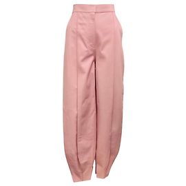 Ballonhose aus hellrosa Nappa-Lammleder von Loewe Pink