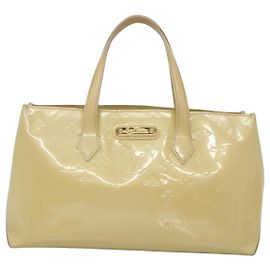 Louis Vuitton Wilshire Handtasche Monogram Vernis PM Braun