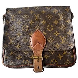 Cartouchiere Handtasche Monogramm Canvas PM Louis Vuitton Braun