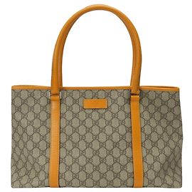 Bolsa tote Gucci bege e laranja Bege Laranja