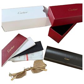 Cartier Panthère Gold Sunglasses Golden