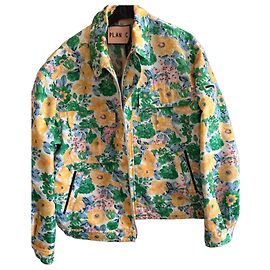 Plan C Jacke aus Baumwolle mehrfarbig Mehrfarben