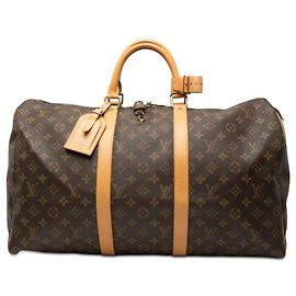 Sac Boston Keepall 50 Monogram Louis Vuitton Marron