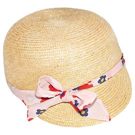 Miu Miu Straw Visor Cap Beige Beige
