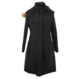 Gerard Darel Black Polyester Coat Black