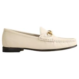 Gucci Mocasines de cuero beige Beige