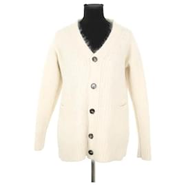Ami Weißer Wollcardigan Weiß