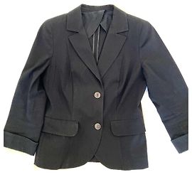 Chaqueta Max Mara de algodón negra Negro