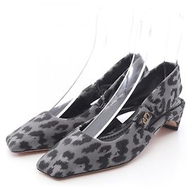 Pumps in pelle e tessuto MIZZA di Dior Marrone Nero