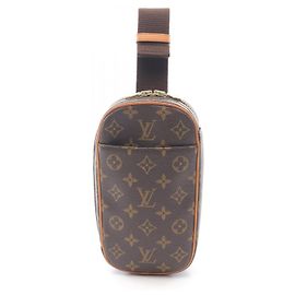 Borsa a vita Pochette Gange Monogram Louis Vuitton Marrone