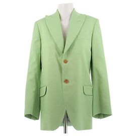 Acne Grüner Blazer mit Wolle Grün