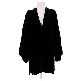 Emilio Pucci Schwarze Samtjacke Schwarz