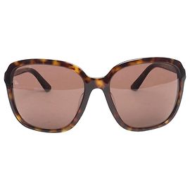 Prada Gafas de sol de gran tamaño en carey marrón Castaño