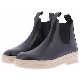 Loro Piana Botas pretas e bege Preto