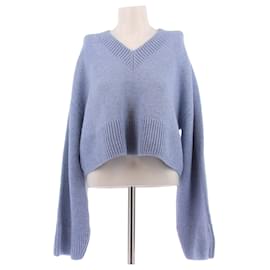 Khaite Blauer Cashmere-Pullover Blau