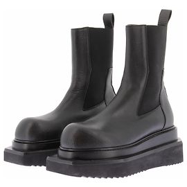 Rick Owens Bota "Turbo Cyclops" preta em couro Preto