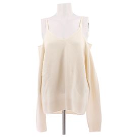 Dries Van Noten Suéter branco de lã Branco