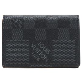 Louis Vuitton Graphite Card Case N60431 Black