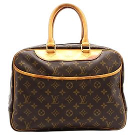 Bolsa Deauville Monogram Louis Vuitton Marrom