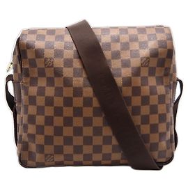 Sac à épaule Louis Vuitton Damier Naviglio N45255 Marron