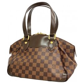 Borsa Louis Vuitton Damier Verona PM in Ebano Damier ebene