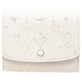 Louis Vuitton Mahina Iris Compact Bifold Wallet White